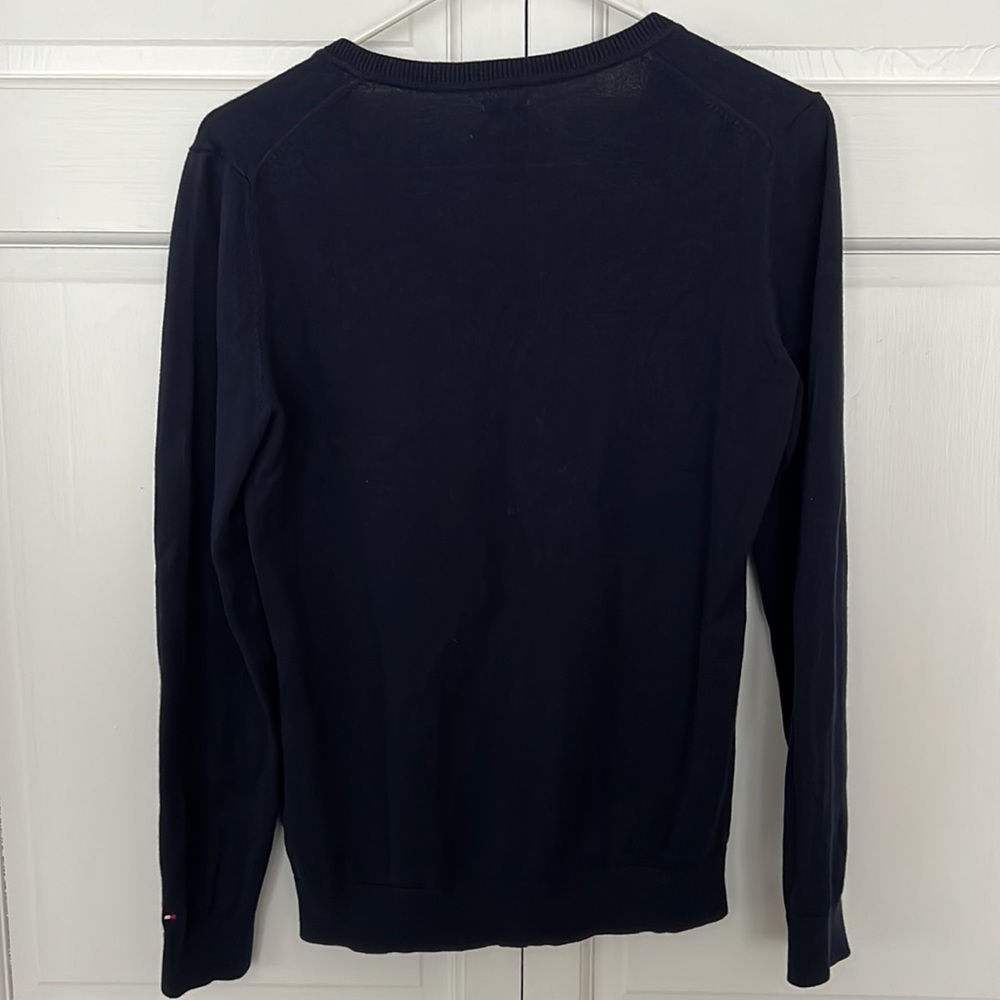 Tommy Hilfiger Argyle V-Neck Sweater - Picture 6 of 6